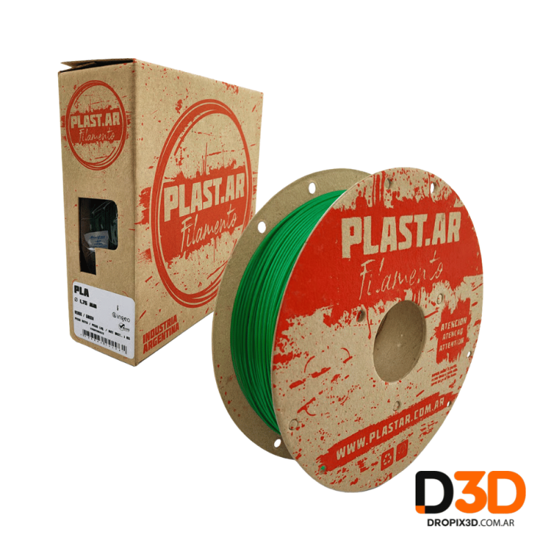 Filamento PLA PlasTar 1kg  Argentina | Calidad Premium DroPix 3D