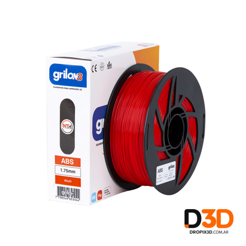 Filamento ABS Grilon3 1kg Argentina | Alta Resistencia DroPix 3D