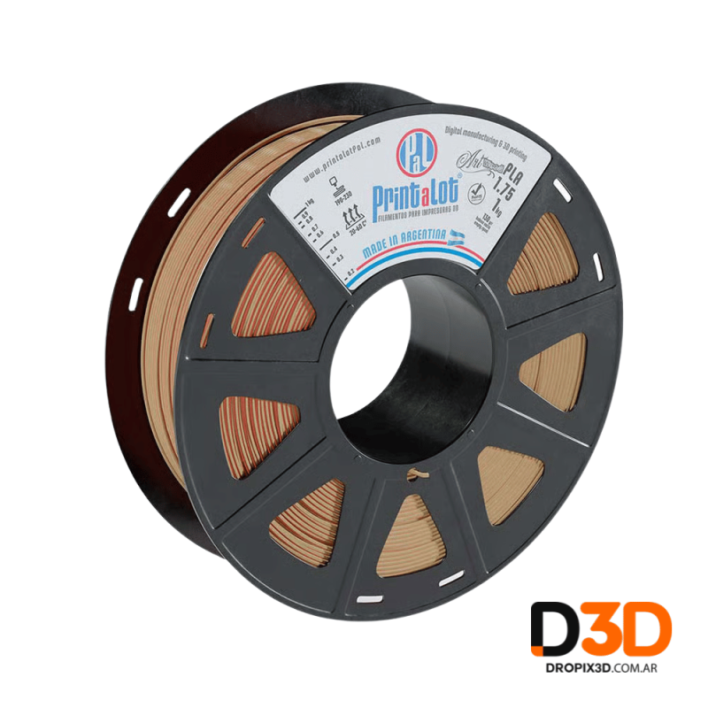 Filamento PLA Wood Printalot 1kg | DroPix 3D Mar del Plata
