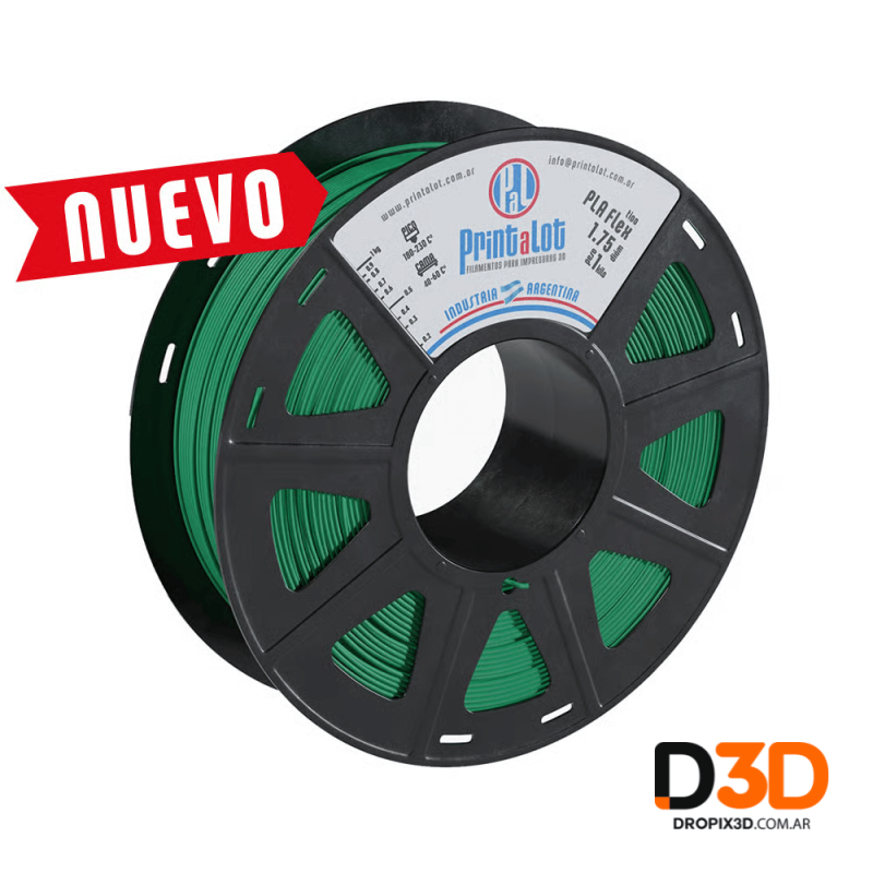 Filamento PLA Flex Printalot 1kg | Flexible, Preciso y Fácil de Imprimir | DroPix 3D