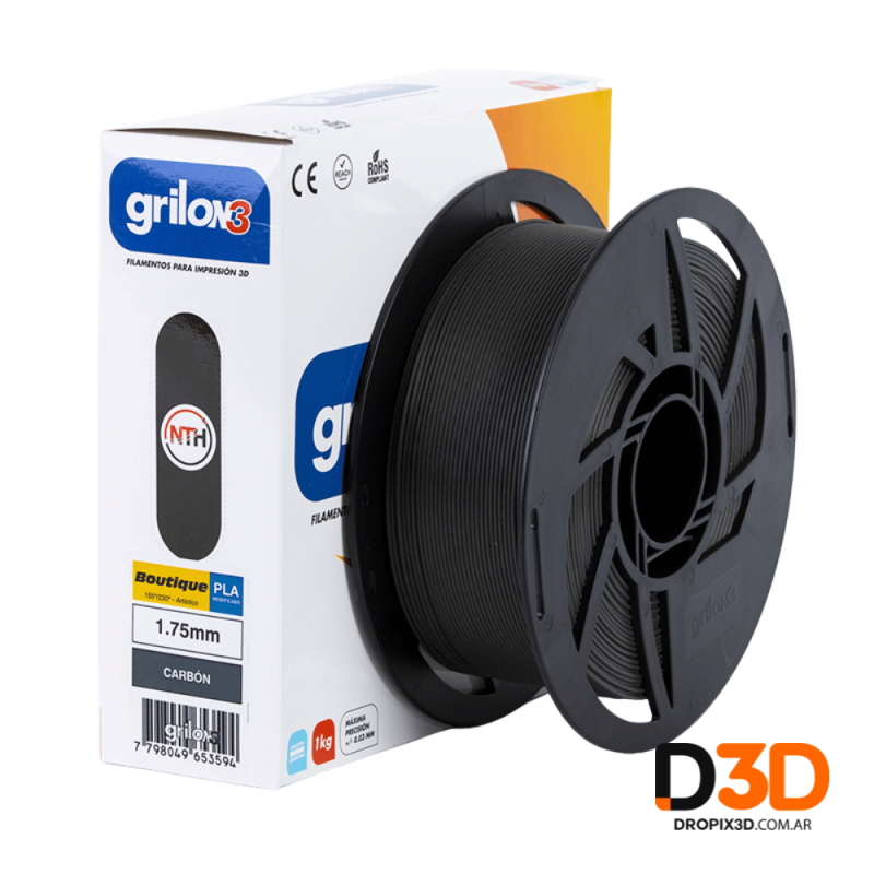 Filamento PLA Boutique Grilon3 1kg | Colores Premium y Excelente Calidad | DroPix 3D
