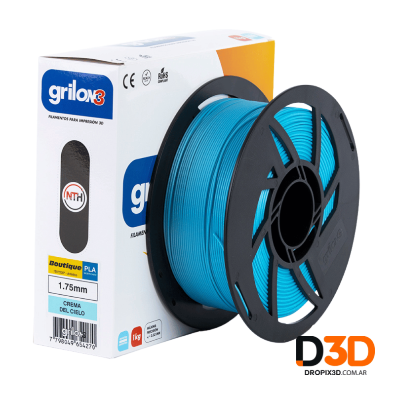 Filamento PLA Boutique Grilon3 1kg | Colores Premium y Excelente Calidad | DroPix 3D
