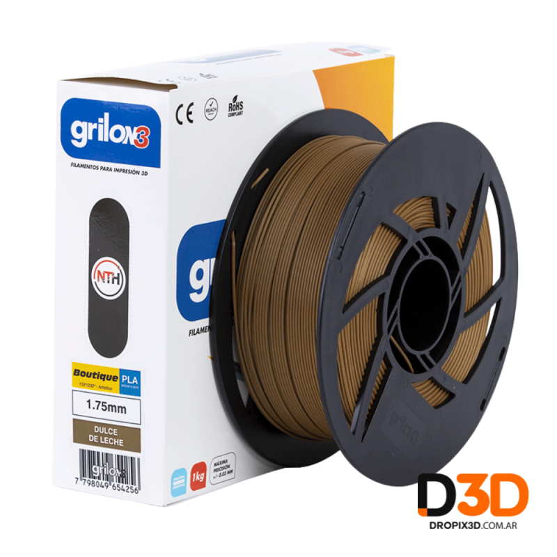 Filamento PLA Boutique Grilon3 1kg | Colores Premium y Excelente Calidad | DroPix 3D