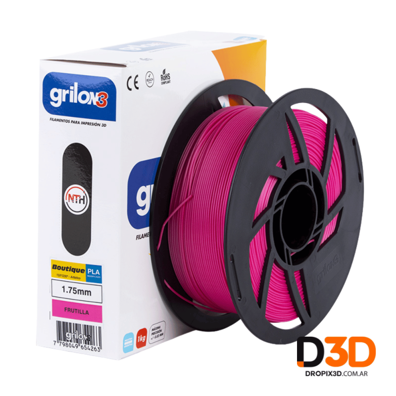 Filamento PLA Boutique Grilon3 1kg | Colores Premium y Excelente Calidad | DroPix 3D