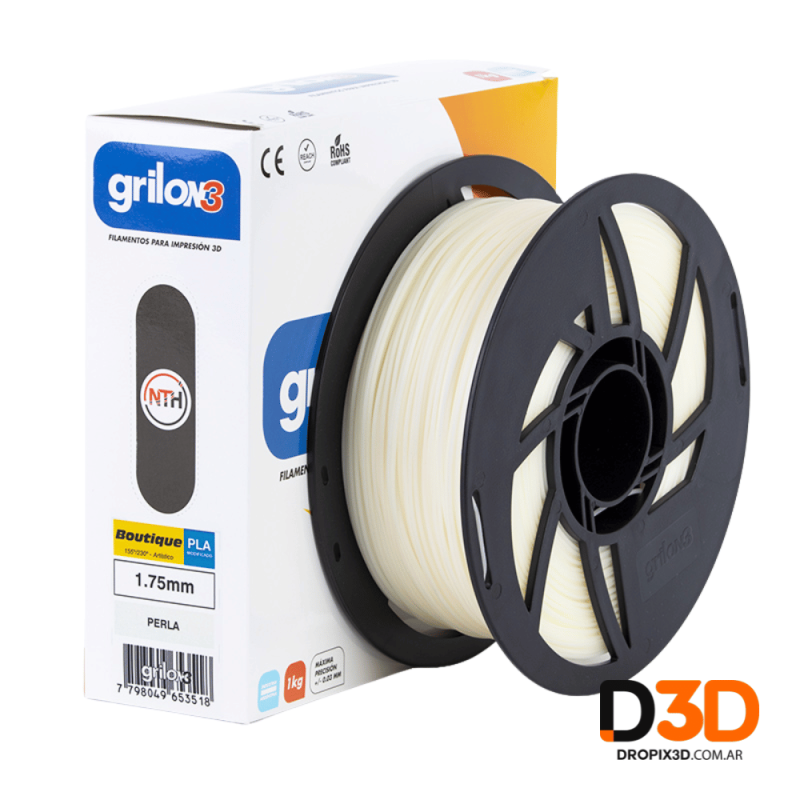 Filamento PLA Boutique Grilon3 1kg | Colores Premium y Excelente Calidad | DroPix 3D