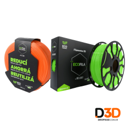 Filamento PETG Hellbot Ecofila 1kg | Resistencia y Sustentabilidad | DroPix 3D