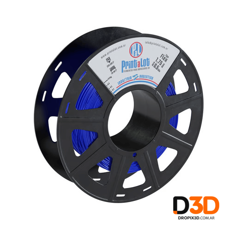 Filamento Flex Printalot 500g | Alta Elasticidad y Resistencia | DroPix 3D