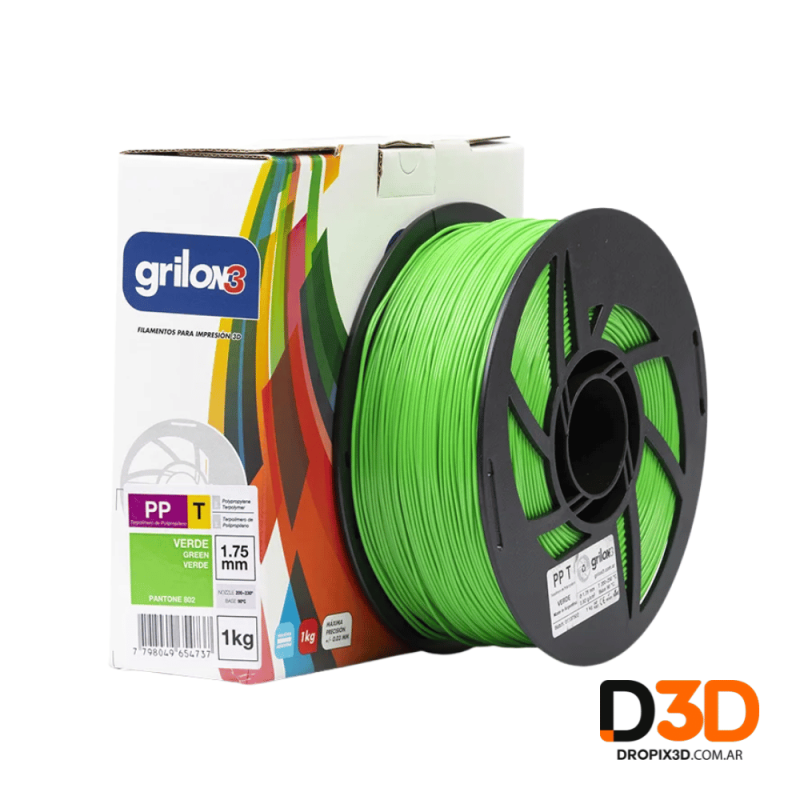 Filamento PP-T Grilon3 1kg | Técnico Alta Performance DroPix 3D