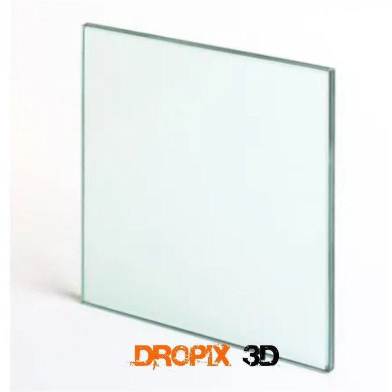 Vidrio Cama Caliente 170mm | Superficie de Impresión | DroPix 3D