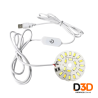 Luz LED USB Táctil Dimerizable 10W Blanco Cálido | DroPix 3D Mar del Plata