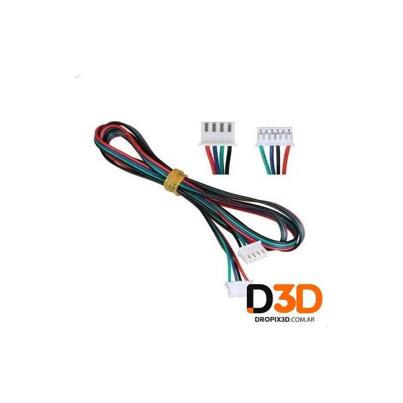 Cable Motor Nema 17 para Impresora 3D | Conexión Segura | DroPix 3D