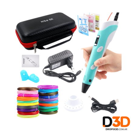Lápiz 3D BOX + Filamento Incluido | Creatividad en 3D | DroPix 3D Mar del Plata