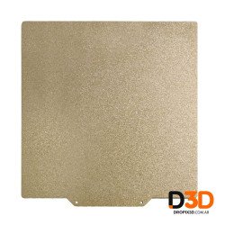 Cama Fleje Doble PEI Rugoso 235x235mm Acero | Símil Creality / Elegoo | DroPix 3D Mar del Plata