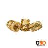 Tuerca de Inserción Roscada M3 y M4 | DroPix 3D Mar del Plata
