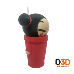 Vaso Pucca Impreso en 3D | Diseño Único y Personalizado