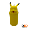 Vaso Pikachu Impreso en 3D
