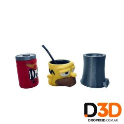 Set Mate Homero Los Simpson