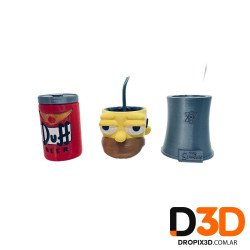 Set Mate Homero Los Simpson