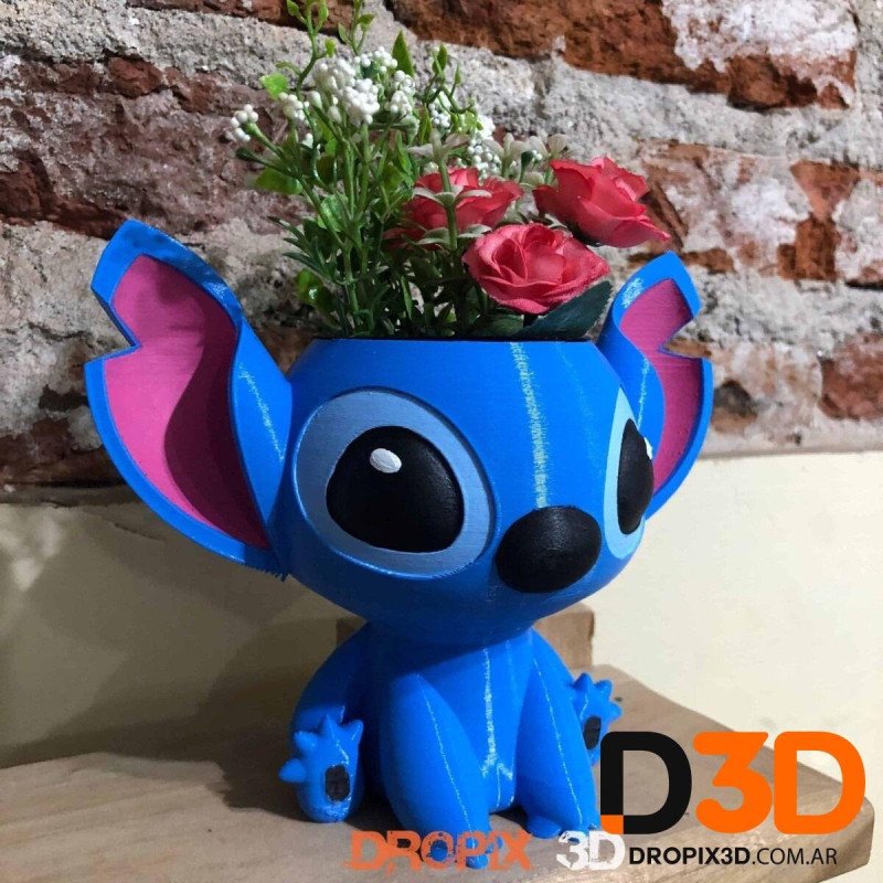 Maceta Stitch Cuerpo Entero