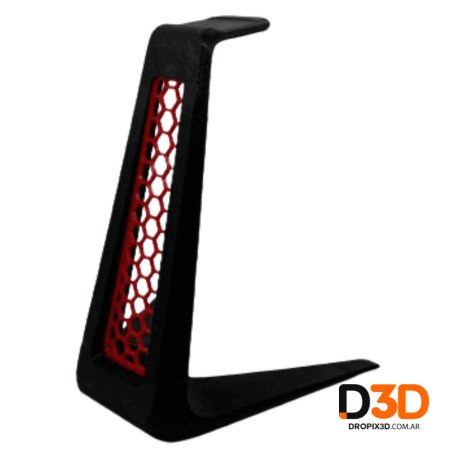 Soporte Auriculares Tripode Escritorio Panal Abeja