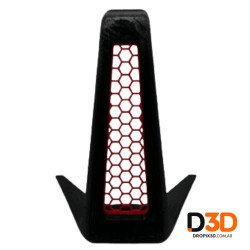 Soporte Auriculares Tripode Escritorio Panal Abeja