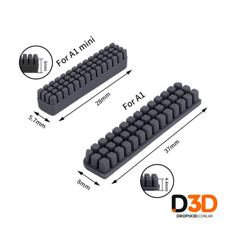 Cepillo Silicona Limpia Nozzle Cama Bambu Lab
