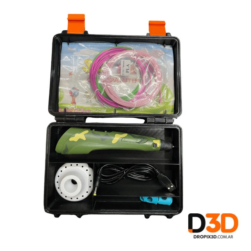 Lapiz 3D + 50m Filamento + Box D3D Edicion Limitada