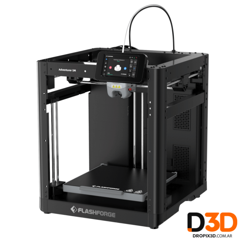 Flashforge Adventure 5M | Rápida, Silenciosa Armada DroPix 3D