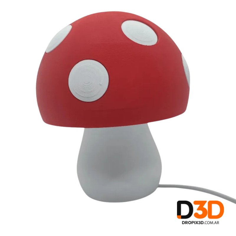 Lampara Velador Hongo