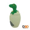 Vaso Huevo Dinosaurio