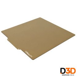 Cama Fleje Doble PEI Rugoso 235x235mm Acero | Símil Creality / Elegoo | DroPix 3D Mar del Plata
