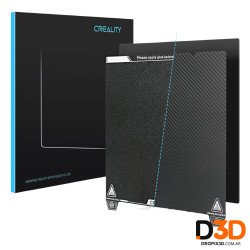 Cama Fleje Creality Carbono + Satinado Rugoso