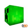 Lampara Velador Minecraft Creeper