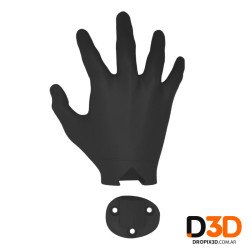 Soporte Pelota Pared Mano