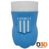Chop Aluminio Botella Cortada Racing